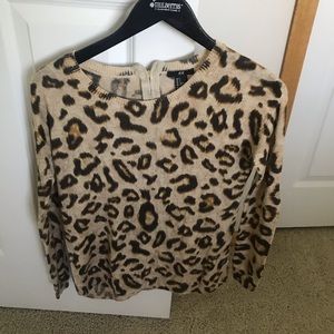 Cheetah print H&M sweater